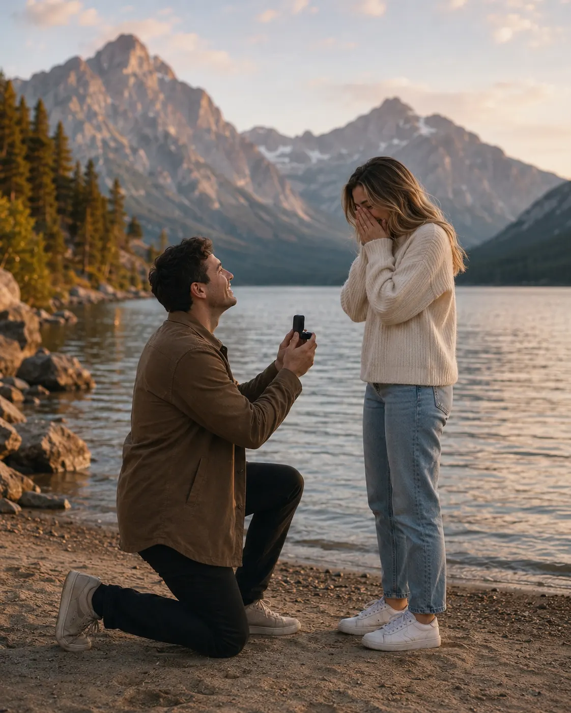Proposal moment from a Ladfox client