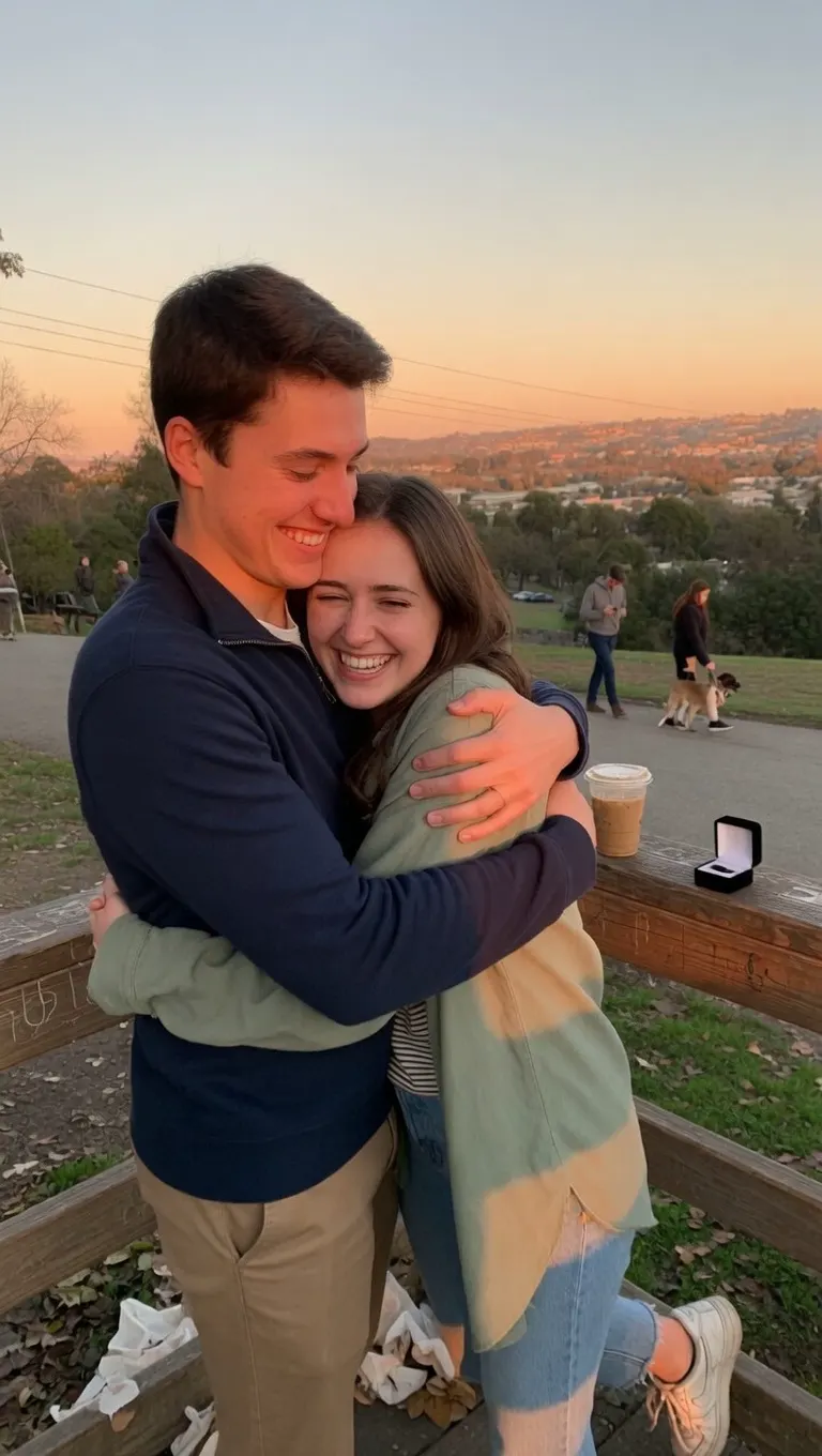 Proposal moment from a Ladfox client