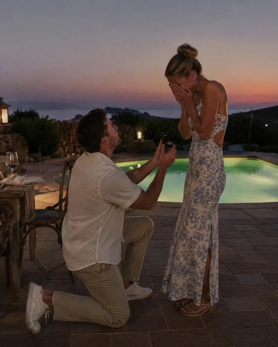 Proposal moment from a Ladfox client