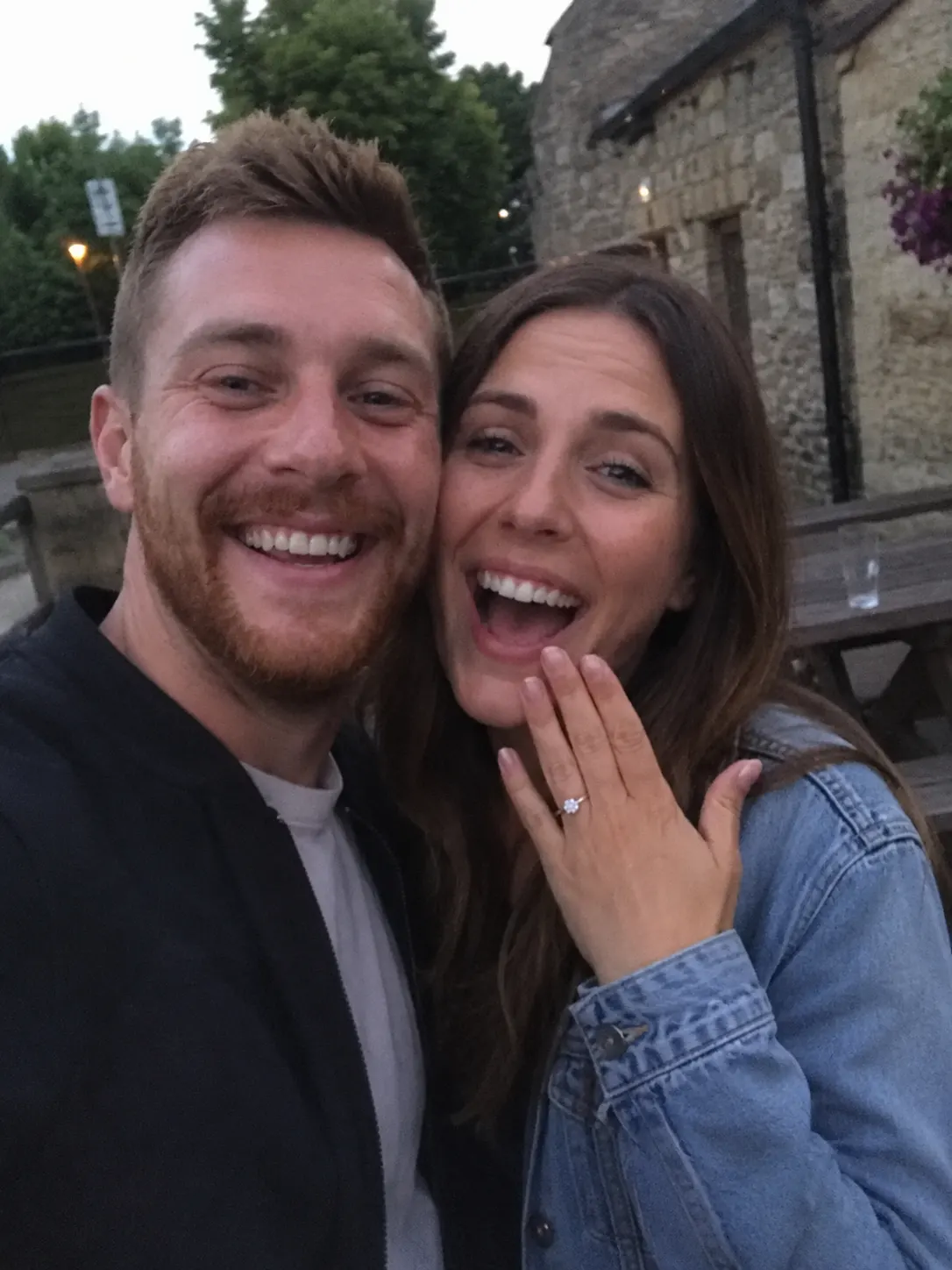 Proposal moment from a Ladfox client