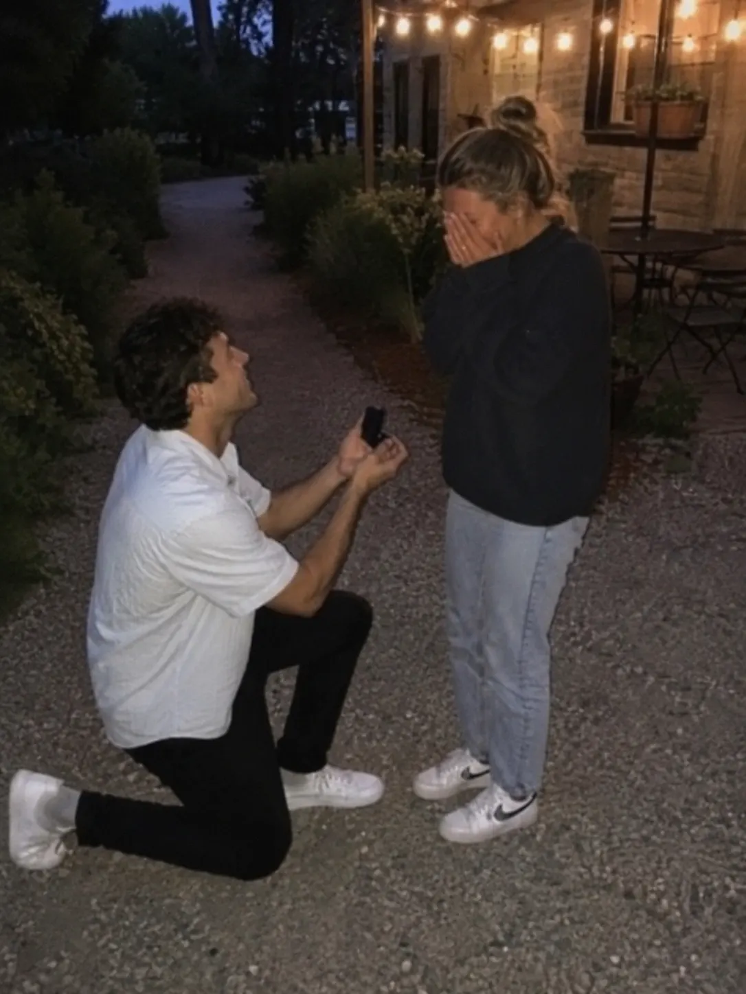 Proposal moment from a Ladfox client