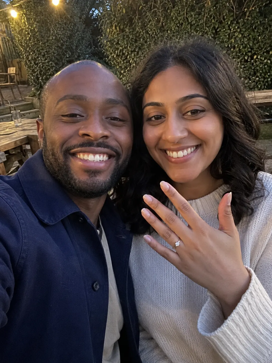Proposal moment from a Ladfox client