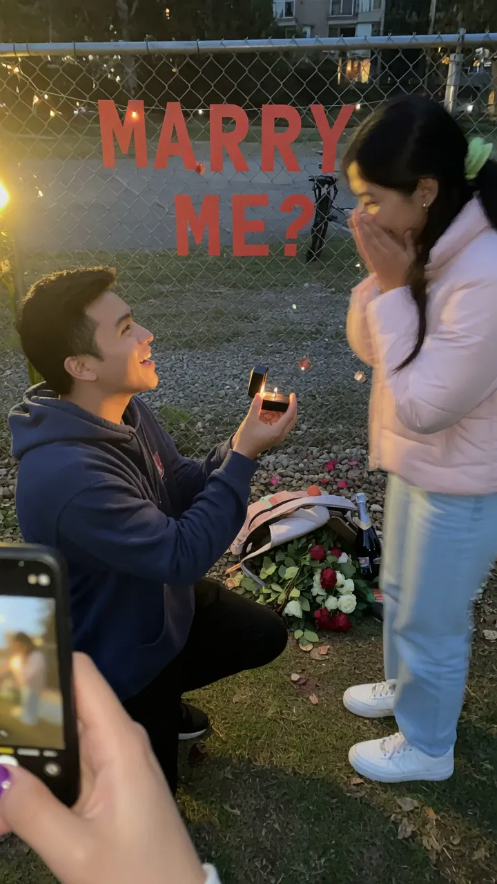 Proposal moment from a Ladfox client