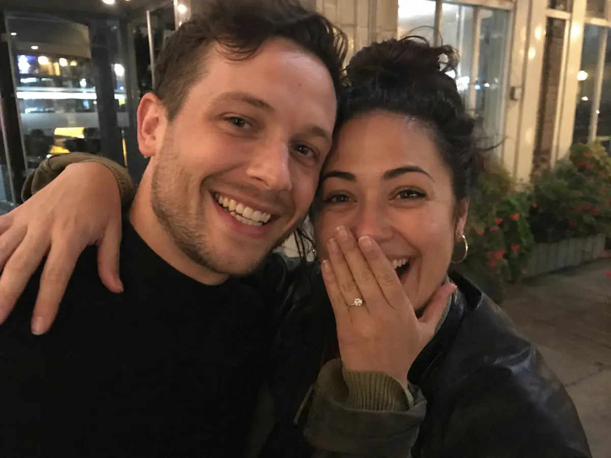 Proposal moment from a Ladfox client